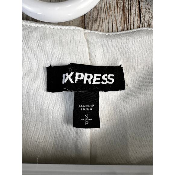 Express‎ Sheath Dress Womens S Black Silver Sequins Aztec Cap Sleeve Bodycon - Picture 8 of 12